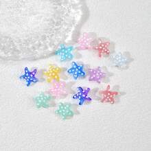 10pcs 14mm Red Heart-Shaped Polka Dot Glass Beads, For Jewelry DIY Bracelet Necklace Accessories - Multicolor - View 15