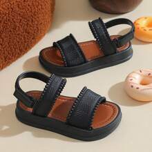 Lugualt Sandal Sol Tebal Serbaguna untuk Anak Perempuan - Hitam - View 5