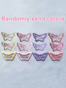 100pcs/50pcs/20pcs/10pcs/4pcs Cute Women's Metal Hair Clips, Fashion Classic Dopamine Color Clips, Suitable For Daily Life Bangs, Updo, Styling Decoration, Beautiful Women's Hair Clips, Holiday Gift, All Season, Random Color - Multicolor - View 11