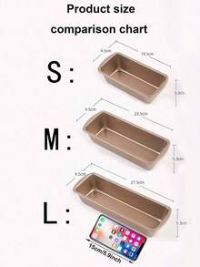 1/2pcs Large/Medium/Small Pound Cake Mold, Non-Stick Loaf Pan, Rectangular Bread Mold, Baking Tool For Home Use - Multiple Styles and Colors - View 6