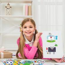1 Set Mixed Color One Size Paper Children 3D/DIY Stickers - Mixed Color - View 5