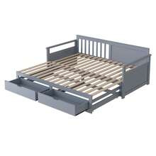 Sofa Bed Frame Multifunctional 90x190 Pine - 灰色 - 查看 9