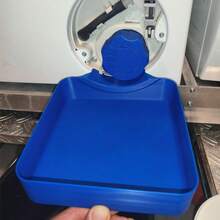 1pc Customized Pattern Heavy Duty Washing Machine Drain Tray Replacement Funnel, Enhance Your Laundry Experience! Multi-Functional Washing Machine Drain Accessory, Washing Machine Outlet Cleaning Tool, Plastic Material, Can Be Used For Washing Machine Outlet Water Storage, Effectively Prevent Laundry Room Floor Overflow, Can Be Used For Bathroom Water Storage, Souvenir For Cleaning And Storage Enthusiasts, Halloween, Christmas, Graduation Season, The Best Drain Tray Gift - (Patterned) Washing Machine Drain Pan - View 7