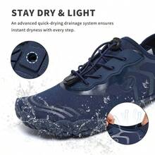 ZIITOP Water Shoes For Women, Wide Toe Box, Barefoot Quick Drying, Suitable For Beach Or Swimming - Dark Blue - View 4