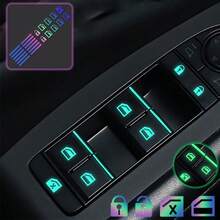 Small Glow-In-The-Dark Stickers For Car Window Lift Buttons, Fluorescent Function Button Stickers For Car Interior, Green, Blue, Orange Car Lift Stickers - Glow-in-the-dark Sticker - View 13