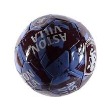 Aston Villa FC Graffiti Football - Burgundy/Sky Blue/White - View 3