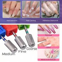 DeDryDS 1pc Electric Nail Drill Bit, Nail File, Manicure & Pedicure Drill Accessory, Acrylic Nail Tool, Smooth Head - Multicolor - View 3