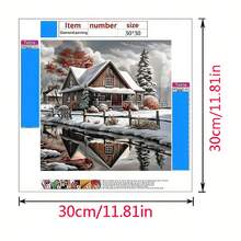 Diamond Painting Kit - Natural Landscape, Animal Farm, Creative Famous Painting Theme Picture DIY 5D Full Drill Craft, Suitable For Home Room Decoration And Wall Decor, Perfect Choice For Holiday Parties And Various Festive Occasions - Sets - View 9