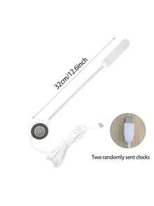 1 buah Lampu LED Mesin Jahit Bertenaga USB, Warna Putih dengan Alas Magnet Kuat dan Leher Angsa Fleksibel, 30 Manik LED, Lampu Jahit Cocok untuk Mesin Jahit, Meja Kerja, dan Mesin Jahit Industri. - Putih - View 8