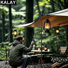 KALAY Rope Set With Roller Tensioner And Locking Buckle, Suitable For Camping, Boating And Outdoor Activities - 1 Set - View 8
