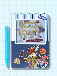 Cuaderno de Laberinto Divertido de Disney Zootopia, Adecuado para Estudiantes de Todos los Niveles, Trabajadores de Oficina, Personas que Realizan Exámenes, Entusiastas de Planificadores, Registradores de Campo, Toma de Notas en el Aula, Actas de Oficina, Resolución de Problemas, Creación de Planificadores, Registro de Campo, Planificación Diaria, Artículos de Papelería, Escuela, Aula, Uso Doméstico, Vacaciones, Cumpleaños, Fiesta, Opción de Regalo de Año Nuevo - Multicolor - Ver 9