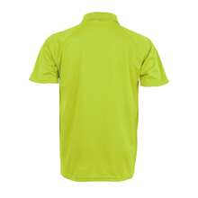 Spiro Unisex Adults Impact Performance Aircool Polo Shirt - Flo Yellow - View 3