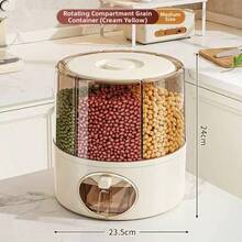 Contenedor de almacenamiento de arroz para el hogar, caja de almacenamiento de granos, contenedor de almacenamiento de arroz premium hermético a prueba de plagas y a prueba de humedad - Multicolor - Ver 9