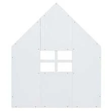 Bed Frame Kids House - 90x200cm - 白色 - 查看 11