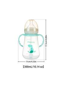1 buah Botol Susu Bayi Motif Dinosaurus PP dengan Dot Silikon, Anti Jatuh dan Tahan Lama, Cocok untuk Bayi Usia 0-3 Tahun untuk Minum Susu dan Air - MultiWarna - View 15