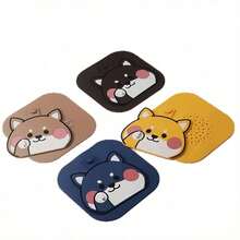 1/3pcs Cartoon Silicone Bathroom Floor Drain Deodorizing Pad, Kitchen Sink Filter Strainer, Anti-Clogging Anti-Odor Drain Pad - Multicolor - View 1