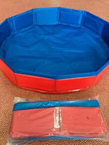 Large PVC Pet Bath Tub, Portable Folding Water Pool, Swimming Pool, Sand Pit For Small And Large Dogs, Cats, Cleaning - Multicolor - View 2