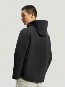 Adidas 男士 WUZONG WEN JKT 梭織連帽運動夾克 KG0826 - 黑色 - 查看 3