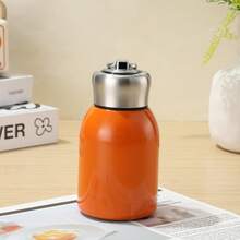 300ml Stainless Steel Insulated Cup, Short And Cute Design, With Carrying Handle, Portable And Lightweight, Suitable For Office, Teachers, Students, Outdoor, Drivers, Also A Great Choice For Gifts - Multicolor - View 2