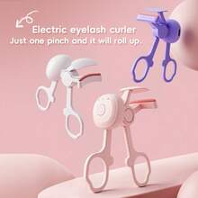 ICEWLESS Professional Heated Eyelash Curler, Instant Volumizing & Curling, Fast Heating Technology, Wide Arc Design Fits All Eye Shapes, Long-Lasting All-Day Wear, Portable Makeup Accessory 150mAh - Multicolor - View 3