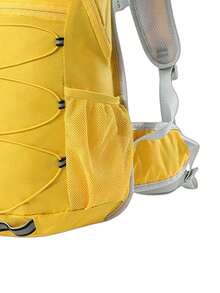 CAMEL CROWN Lightweight Portable Outdoor Backpack, Sports Rucksack For Hiking, Mountain Climbing And Cycling - Ginkgo Yellow - View 3