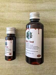 15/30/60/100/180ml 仿真血道具配件 逼真吸血鬼殭屍 Cosplay 道具配件 惡作劇假血 派對舞會惡作劇道具 適用於愚人節、萬聖節、聖誕禮物 - 彩色 - 查看 12