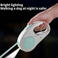 3M Retractable Dog Leash: One-Click Brake Anti-Tangle, Suitable For Small/Medium Pets Outdoor Training Equipment - Multicolor - View 6