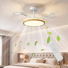 HOMCOM Ventiladores de Techo - Marrón - Ver 1