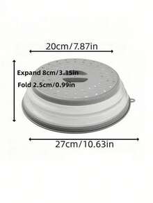 2pcs Splash Guard Set, Suitable For Stand Mixer - Splash Guard With Measurement Markings, Oil-Resistant Lid, Easy To Clean And Mess-Free Cooking, Kitchen Accessory | Transparent Design | Easy-Clean Material (Random Style) - Multicolor - View 6