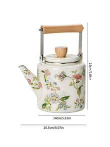 1pc Enamel Pot, Coffee Pot, Tea Pot, Large Capacity Water Kettle, Suitable For Gas Stove And Induction Cooktop, Universal Type - Enamel Coffee - View 15