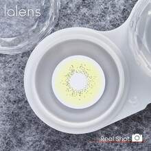 Lalens Bella Ocean 棕綠漸層無痕自然美感圓形隱形眼鏡 1 對批發，美容彩色隱形眼鏡，年戴，DIA14.20MM BC8.6MM，適合淺色與深色眼睛，中東穆斯林女性派對與日常妝容 - LA Green - 查看 7