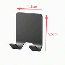 2pcs/1pc No-Drill Wall-Mounted Razor Holder, Multi-Function Adhesive Hook Waterproof Bathroom Storage Rack, Can Store Razors, Power Cords, Toothbrushes, Bedroom Kitchen Hanging Clothes Bags No-Nail Hook - Multicolor - View 9