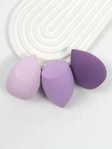 5pcs Makeup Sponges, Randomly Shipped In Bag Or Storage Jar, Makeup Sponge & Mini Makeup Sponge & Powder Puff & Mini Powder Puff & Mini Finger Cushion Puff, Foundation Mixing Beauty Sponge, Liquid, Cream And Powder Flawless, Multi-Color Makeup Sponges, Latex-Free Dry And Wet Use Foundation Makeup Sponge, Includes Cushion Puff, Latex-Free Blending Sponge And Makeup Puff, Suitable For Liquid Foundation, Foundation, Concealer. Suitable For All Skin Types. Made Of Ultra-Soft Velvet, Designed For Contouring, Eyes And Corners, Makeup Sponge Foundation Mixing Container. - Multicolor - View 5