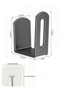 4pcs No-Drill Wall-Mounted Storage Racks - Versatile Use For Router, Modem, Set-Top Box, Cable Management, Shoe Storage, Kitchen Organization; Multi-Functional Space-Saving Design With Adhesive Backing; Practical Storage Solution, Ideal Gift For Women And Home Essential, Also Suitable As Display Shelf For Halloween And Christmas Decor - Multicolor - View 9