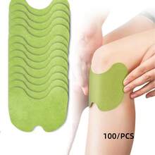 100/60/20PCS Disposable Non-Woven Self-Heating Warm Compress Patches, Containing Natural Plant Extracts, Lightweight Texture, Gentle On Skin, Can Be Applied To Neck, Shoulders, Knees, Back, Waist, Arms, Wrists, Suitable For Home Leisure Daily Use And Pre/Post Workout Warm Compress Application. - Multicolor - View 15