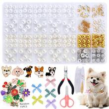 QIAO DIY Custom Pet Pearl Necklace Making Kit With Pendant Craft Tools Accessories Handmade Personalized Jewelry Making Supplies For Cats Dogs Small Pets - Multicolor - View 8