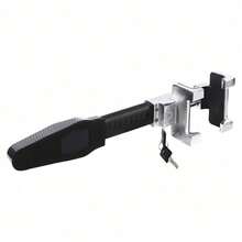Car Steering Wheel Anti-Theft Alarm Lock Black - Black - View 11