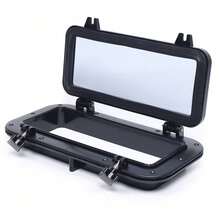 Yacht Window Rectangular Ship Window Boat Window - Black - View 8