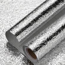 1 Roll Kitchen Wallpaper, Self-Adhesive Waterproof Countertop Cabinet Renovation Sticker - Solid Color - View 10