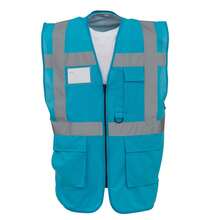 Yoko Unisex Adult Executive Hi-Vis Waistcoat - Sapphire Blue - View 2