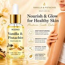 30ml Vanilla Pistachio Multi-Purpose Essential Oil, Powerful Moisturizing, Firming & Brightening, Smoothing Skin, Softening Hair, Nourishing Face, Nail Care, Body Massage, Deeply Moisturizing Hair, Effectively Caring For Hair Quality, 72h Long-Lasting Fragrance - Aloe Vera - View 8