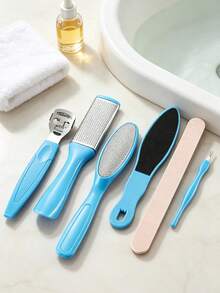Set Alat Pedikur Penghilang Kapalan Kaki 8 Buah, Perlengkapan Perawatan Kaki dengan Kikir Kaki, Penghilang Kapalan, Parutan Kaki, Alat Pedikur, Set Penghilang Kapalan Rumahan Unisex, Kikir Kaki Stainless Steel, Alat Pembersih Perawatan Kaki, Perlengkapan Penting untuk Teknisi Kuku - MultiWarna - View 7