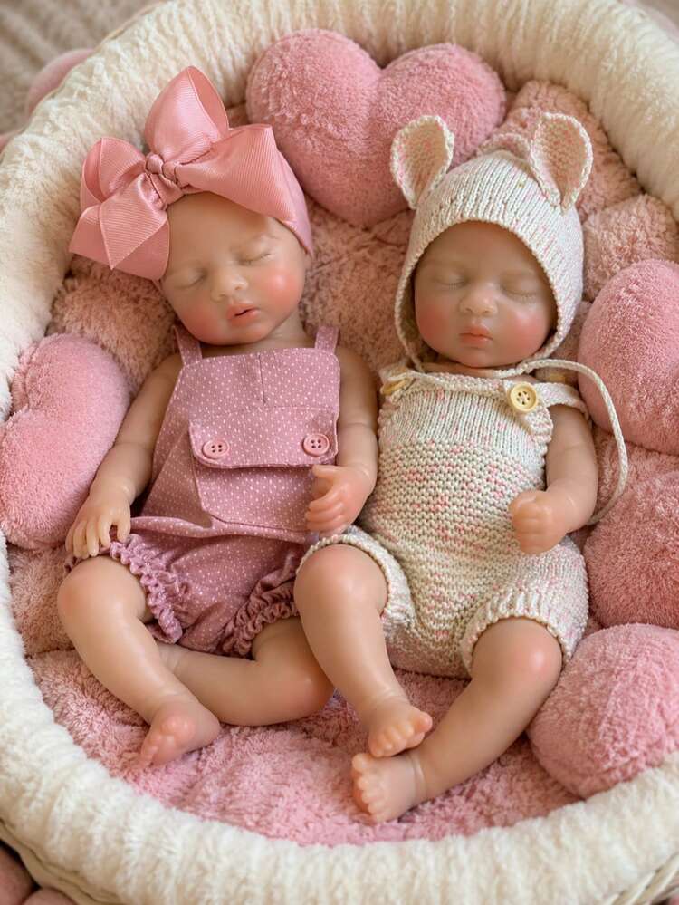 13インチ/33cm リボーンベビー 女の子 フルソリッド ソフトシリコン