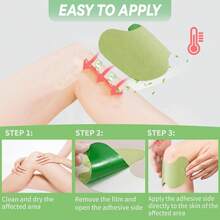 100/60/20PCS Disposable Non-Woven Self-Heating Warm Compress Patches, Containing Natural Plant Extracts, Lightweight Texture, Gentle On Skin, Can Be Applied To Neck, Shoulders, Knees, Back, Waist, Arms, Wrists, Suitable For Home Leisure Daily Use And Pre/Post Workout Warm Compress Application. - Multicolor - View 6