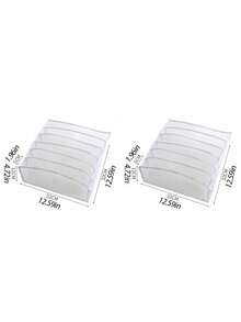 1pc/2pcs Foldable Divided Storage Box, Underwear Organizer, Suitable For Bras, Panties, Socks, Hats, Gloves, Etc., Room Decor, Campus Dorm Essential, Bedroom Accessory,Travel Essential,Room Decor - Multicolor - View 10