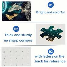1000 Pieces Adult Mini Puzzle Boxed - This Precision-Cut Puzzle Is Adult Challenge Level, Scratch-Resistant. High-Difficulty Design, Suitable For Adults, Family Entertainment, Can Be Used As DIY Home Decor, Art Collection, And Also A Creative Gift For Halloween, Christmas And Brain Challenge. - Multicolor - View 8