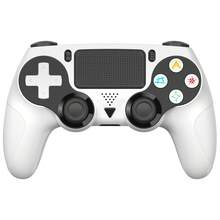 Wireless Controller For P4/Pro/Slim/PC, 600mAh Battery 2H Charge For 7-9H Playtime, Adaptive Triggers, Touchpad, Anti-Slip Grip, USB Charging, ABS, Black, Great Gift For Gaming Squad & Birthday Boy - View 9