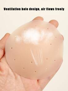 Plus Size Ultra-Thin Breathable Reusable Adhesive Nipple Covers For Women, Suitable For Backless Dresses - Multicolor - View 3