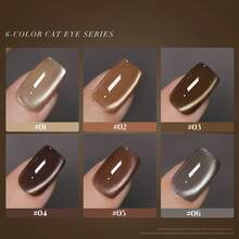 MIANEL GEL 10ml 2026 Nouveau Vernis à Ongles Gel Œil de Chat Brun Caramel Café Maillard Porte-Bonheur Quotidien, Gel Œil de Chat Perle de Verre Super Brillant, Convient pour Salon de Manucure DIY - Multicolore - Voir 4