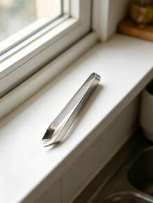 不鏽鋼剝蒜器、家用指甲剪、豬毛去除器、剝蒜器，必備工具（1/2件） - 銀色 - 查看 3